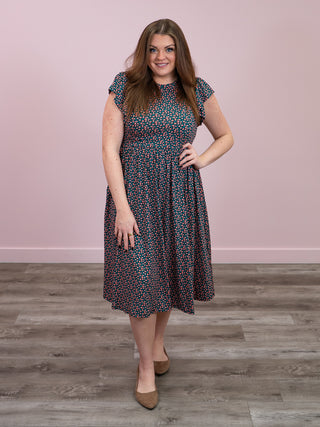 *NEW* Polite Rebel Ruffle Sleeve Dress | Black