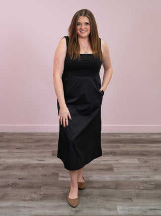 DEX | Belinda Midi Dress | Black