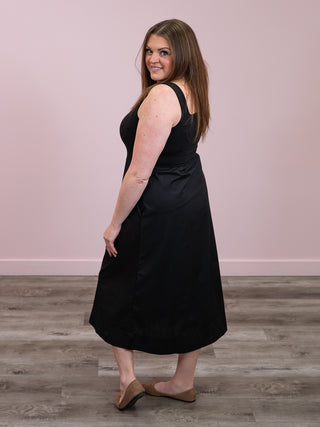 DEX | Belinda Midi Dress | Black