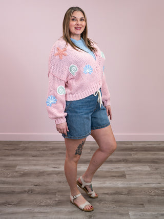 *NEW* A Shore Thing Knit Cardigan | Pink