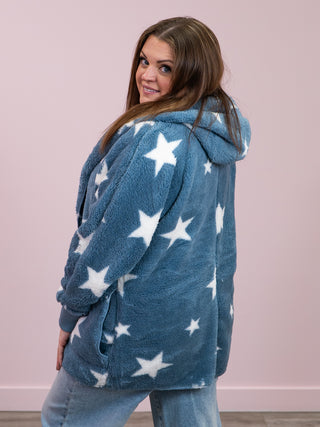 *NEW* The Polar Cardi | Blue + White Stars