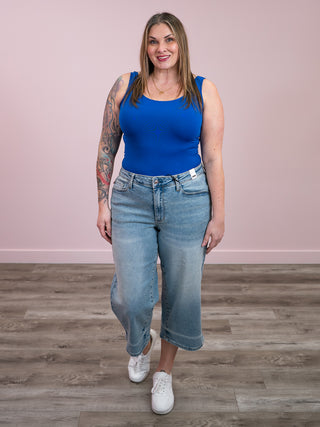 *NEW* Raya Reversible Seamless Tank | Light Navy