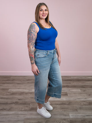 *NEW* Raya Reversible Seamless Tank | Light Navy