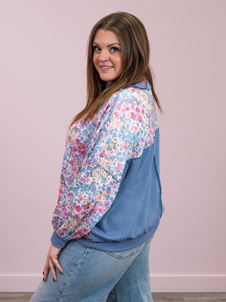Meant To Be Pullover | Denim & Ivory