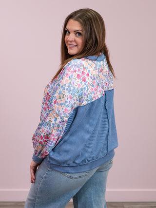 Meant To Be Pullover | Denim & Ivory