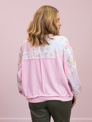 Meant To Be Pullover | Blush & Pink