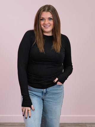 *NEW* Blair Long Sleeve Top | Black