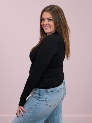 *NEW* Blair Long Sleeve Top | Black