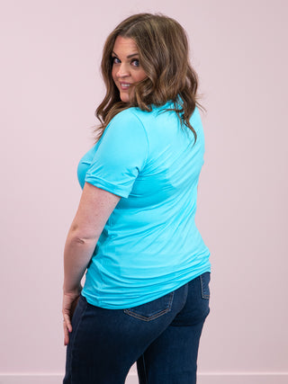 *NEW* Sophie Tee | Aqua Blue