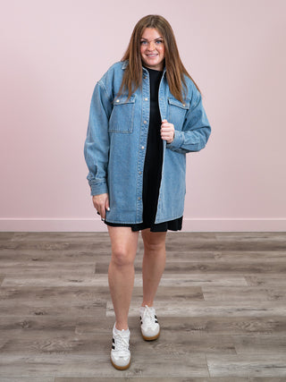 Brunette The Label | Shania Jacket | Vintage Blue