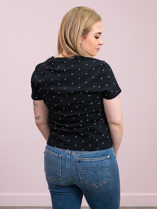 Brunette The Label | The Paris Tee | Black & White