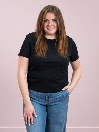 *NEW* Brunette The Label | The Paris Tee | Black