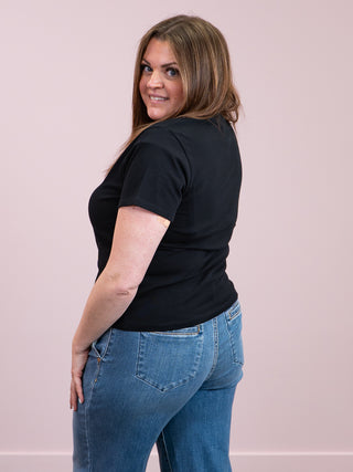*NEW* Brunette The Label | The Paris Tee | Black