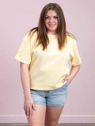 *NEW* Brunette The Label | Boxy Tee | Limoncello