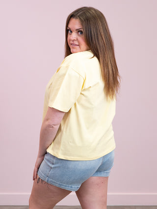 *NEW* Brunette The Label | Boxy Tee | Limoncello