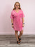 High Tide Tee Dress | Washed Hot Pink