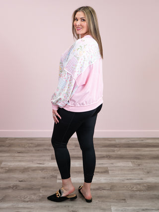 Meant To Be Pullover | Blush & Pink