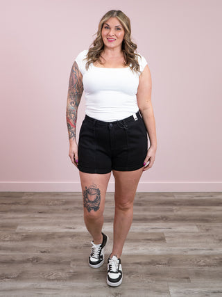 Second Skin | Tiara Cap Sleeve Top | White