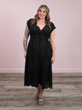 DEX | Beverly Eyelet Dress | Black Wash