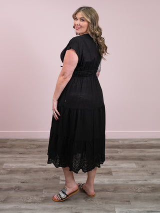DEX | Beverly Eyelet Dress | Black Wash