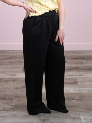 *NEW* Room 34 | Boardroom Knit Trouser | Black