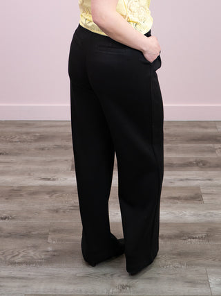*NEW* Room 34 | Boardroom Knit Trouser | Black