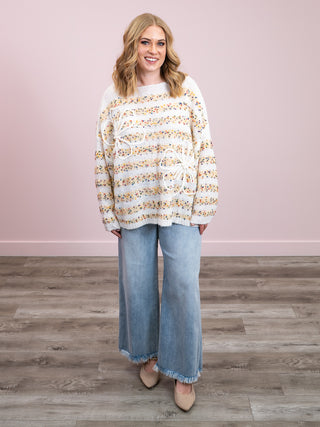 *NEW* Spring Fling Long Sleeve Sweater | Ivory