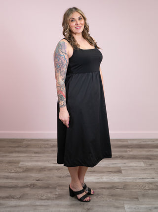 DEX | Belinda Midi Dress | Black