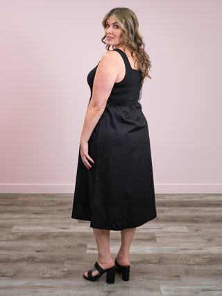 DEX | Belinda Midi Dress | Black