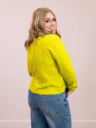 *NEW* DEX | Stella Crew Neck Sweatshirt | Lime Glow