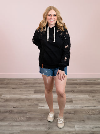 Ampersand | University Hoodie | Love Story | Black