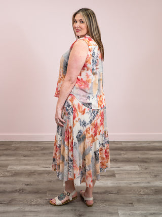 DEX | Fern Pleated Skirt | Flower Patch