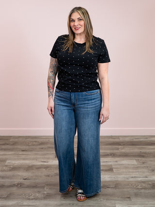 Brunette The Label | The Paris Tee | Black & White
