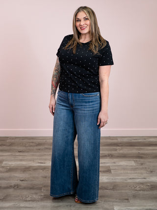 Brunette The Label | The Paris Tee | Black & White
