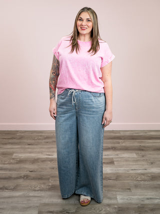*NEW* Judy Blue | High Rise Palazzo Featherweight Jean | Elliot