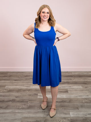 *NEW* Cordelia Pocket Dress | Royal Blue