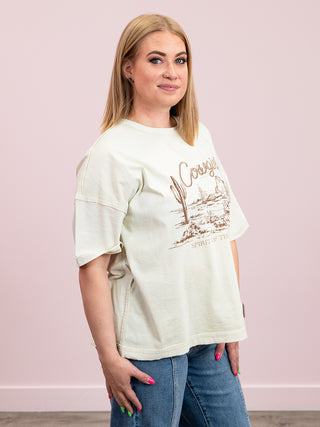 *FINAL SALE* Cowgirls Graphic Tee | Sandy Sage
