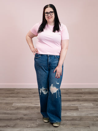 Brunette The Label | The Paris Tee | Rose