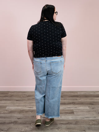 Brunette The Label | The Paris Tee | Black & White