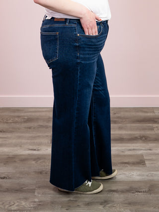 *NEW* Judy Blue | High Rise Adjustable Retro Wide Jean | Maddux