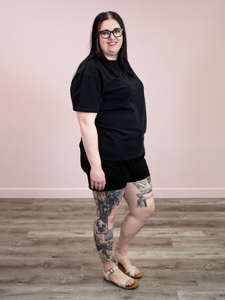 *NEW* Brunette The Label | Oversized Boxy Tee | Black