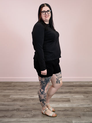 *NEW* Elle Long Sleeve Top | Black