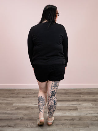 *NEW* Elle Long Sleeve Top | Black