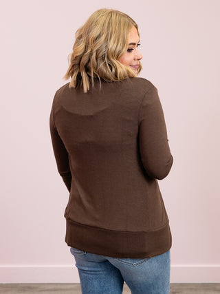 *11AM DEAL* Oh Snap Cardigan | Brown