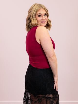 *NEW* Tabitha Tank Top | Cabernet