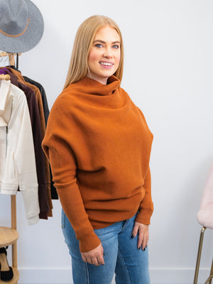 Olena Slouchy Sweater | Camel