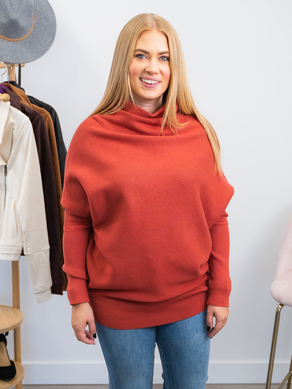 Olena Slouchy Sweater | Spice