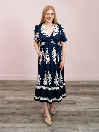 *NEW* Pink Martini | Bellingham Dress | Navy