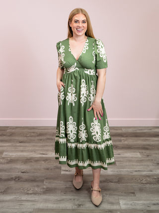 *NEW* Pink Martini | Bellingham Dress | Green