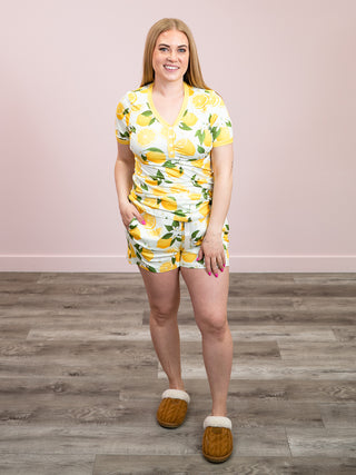 *NEW* Shirley Matching Set | Tee & Shorts | Lemons